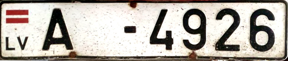 Normal LV Trailer Plate, A4926