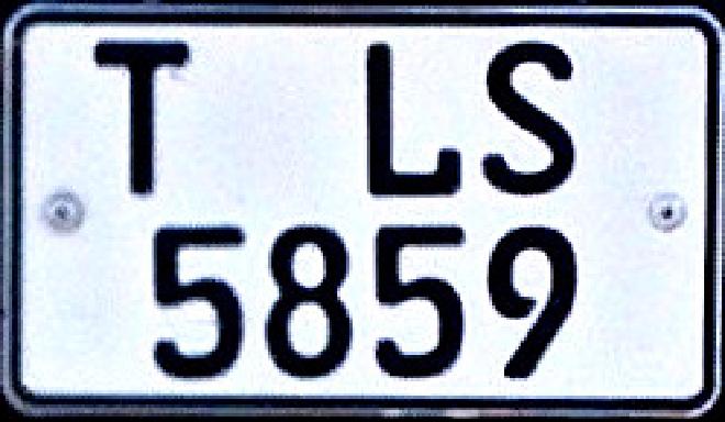 Tractor Plate, JDM - TLS5859